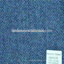Hot sale fashionable wholesale woolen Harris tweed fabric